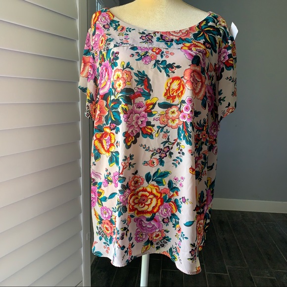 PREMISE STUDIO FLORAL BLOUSE SIZE 3x (plus size) - Picture 6 of 8